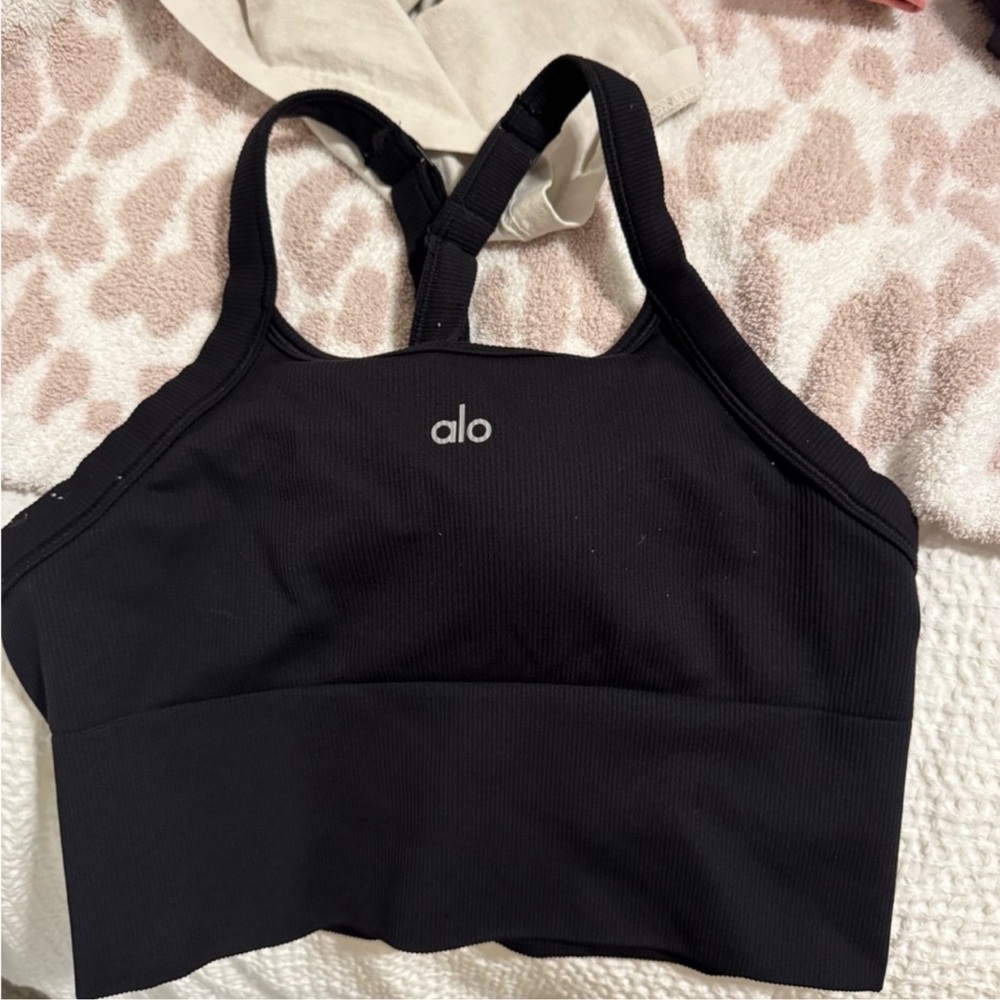 ALO Yoga Black Tank Top
